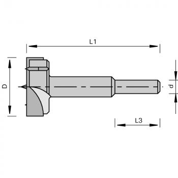 Stehle HW 2051 Zylinderkopf-Bohrer 30,0x90mm S=10x60mm Rechtslauf
